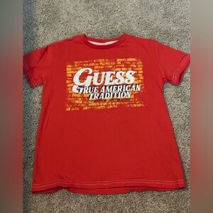 Guess Kids Red American Tradition Tee